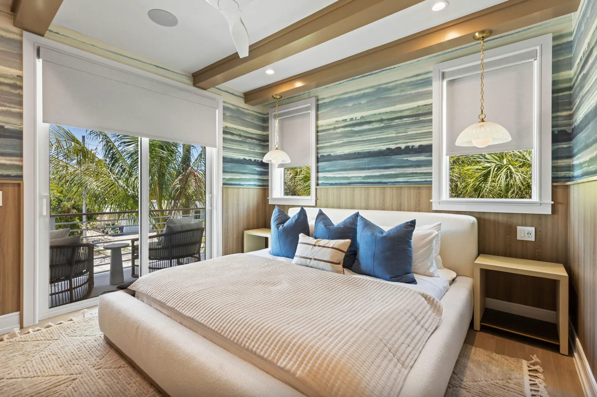Primary Bedroom at the island house